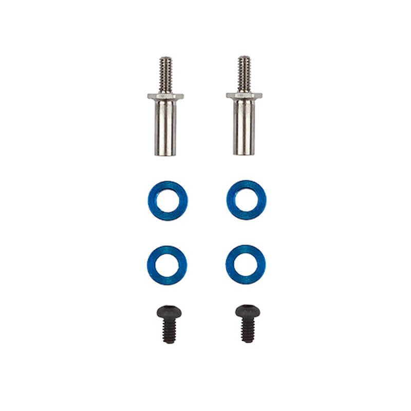 ASSOCIATED ELECTRICS - TEAM ASSOCIATED RC28R FT ADJ.
FRONT AXLES, TITANIUM - AS21637