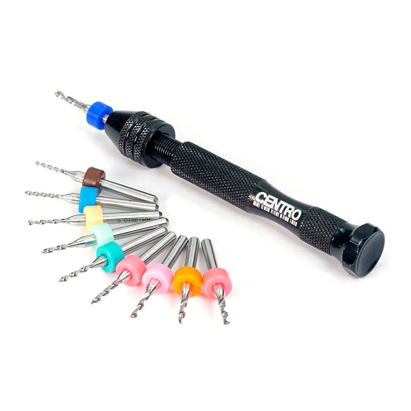 CENTRO - PRECISION SHOCK PISTON
HAND DRILL BIT SET - 1.1-2.0MM - C0516