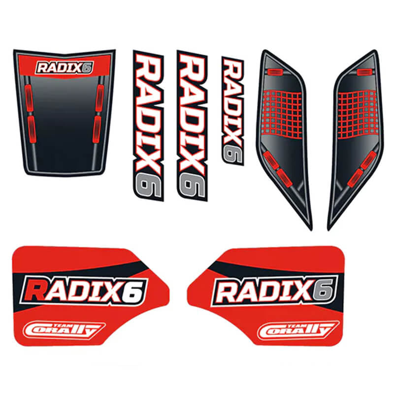 CORALLY - BODY DECAL SHEET -
RADIX 6S - C-00185-377-1