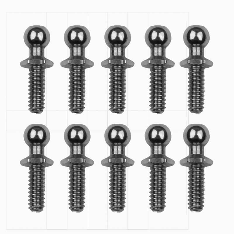 ASSOCIATED ELECTRICS - TEAM ASSOCIATED RC10 BALLSTUD
SET .30, SILVER - AS6273