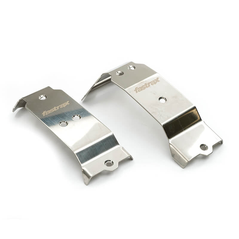 FASTRAX R/C PRODUCTS - FASTRAX MINI MAXX STAINLESS
STEEL ARMOR SKID PLATES (2PC) - FTTX516
