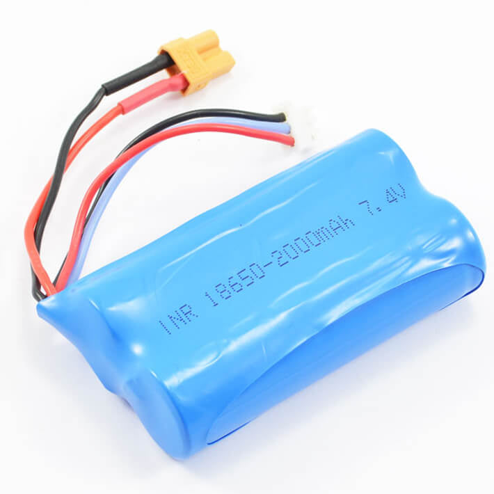 HUINA INDUSTRIAL - HUINA 1580/1582/1583/1594 7.4V
2000MAH BATTERY XT30 YELL PLUG - CYP1103