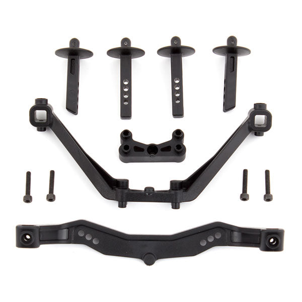ASSOCIATED ELECTRICS - ASSOCIATED SC6.1 BODY MOUNTS
FRONT & REAR - AS71123