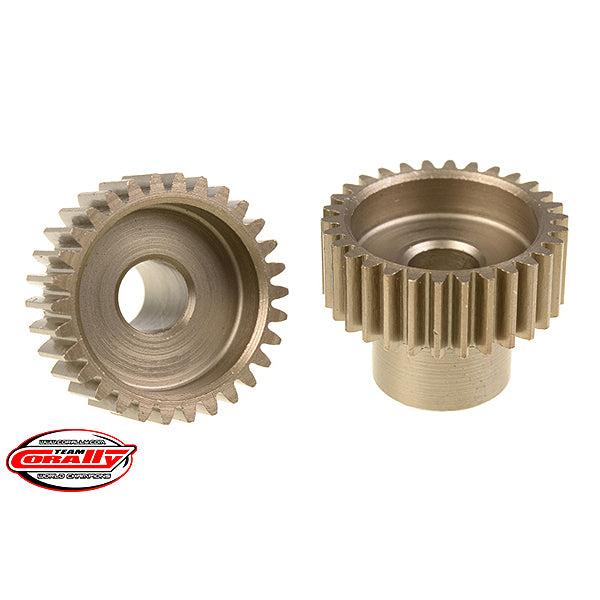 CORALLY - 48 DP PINION SHORT
HARDENED STEEL 30 TEETH 5MM - C-72430