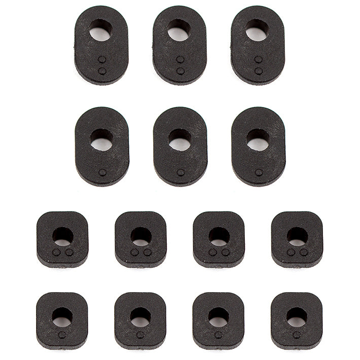 ASSOCIATED ELECTRICS - ASSOCIATED RC10F6 CAMBER AND
CASTER BUSHINGS - AS8658