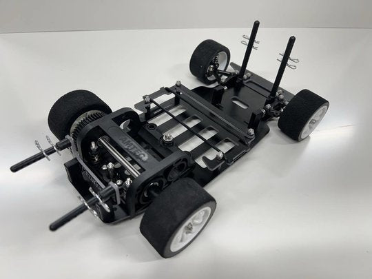 KAMTEC - GT12 1/12 Mini Racer RC Circuit Rolling Chassis Kit (Assembled) w/Body, Wheels & Tyres