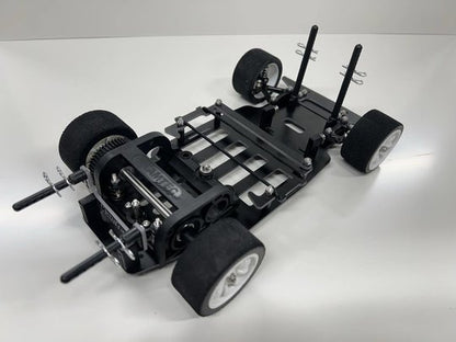 KAMTEC - GT12 1/12 Mini Racer RC Circuit Rolling Chassis Kit (Assembled) w/Body, Wheels & Tyres