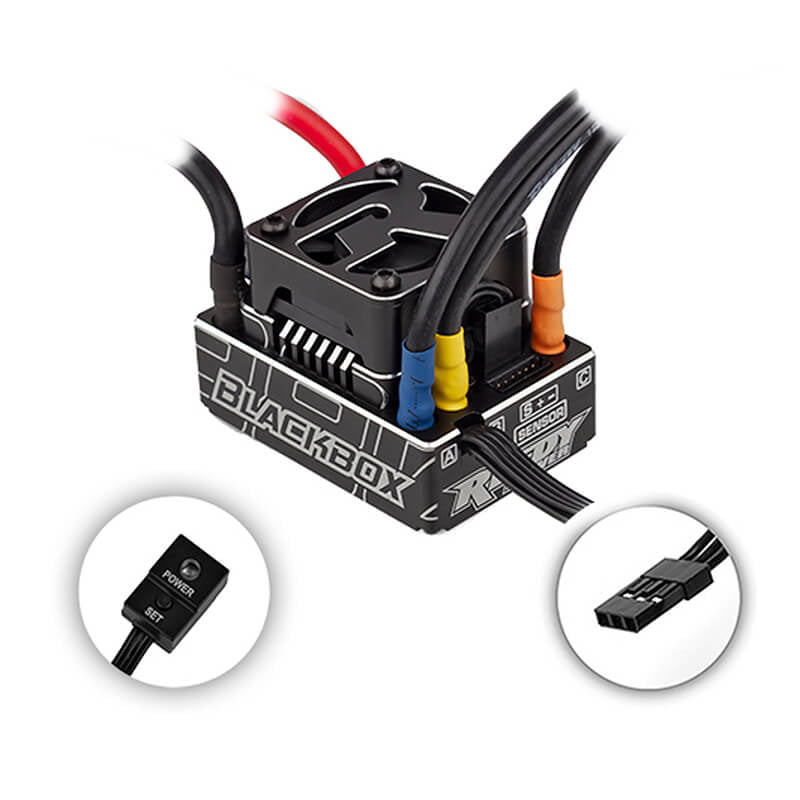 REEDY - BLACKBOX 880R 1/8TH
COMPETITION BRUSHLESS ESC - AS27043