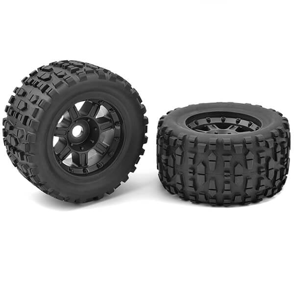 CORALLY - MONSTER TRUCK TIRES XL
4S GRABBER GLUED ON BLACK RIMS - C-00180-632