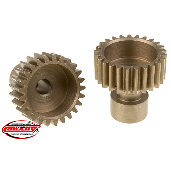 CORALLY - 48 DP PINION LONG BO
SS HARDENED STEEL 25 TEETH - C-71125