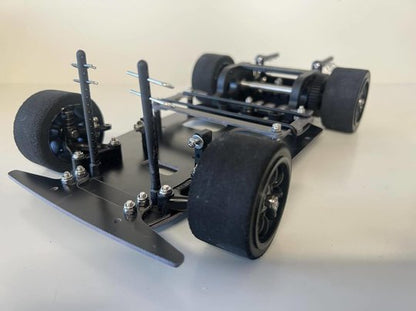 KAMTEC - GT12 1/12 Mini Racer RC Circuit Rolling Chassis Kit (Assembled) w/Body, Wheels & Tyres