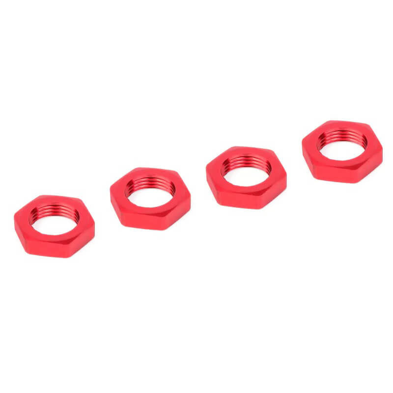 CORALLY - WHEEL NUT SERRATED
ALUMINUM RED 4 PCS - C-00180-1117-R