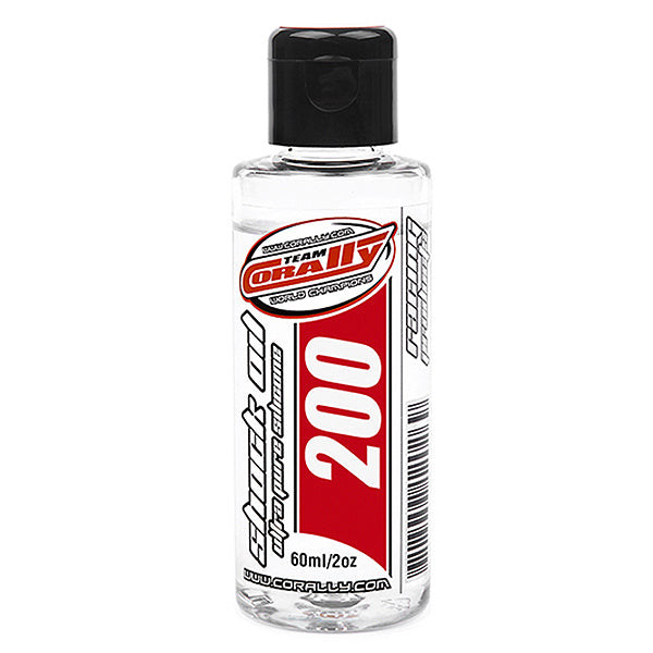 CORALLY - SHOCK OIL ULTRA PURE
SILICONE 200 CPS 60ML / 2OZ - C-81220