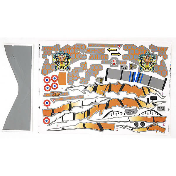 FMS/ROC HOBBY - FMS RAFALE 64MM DECAL SHEET - FMSTC117