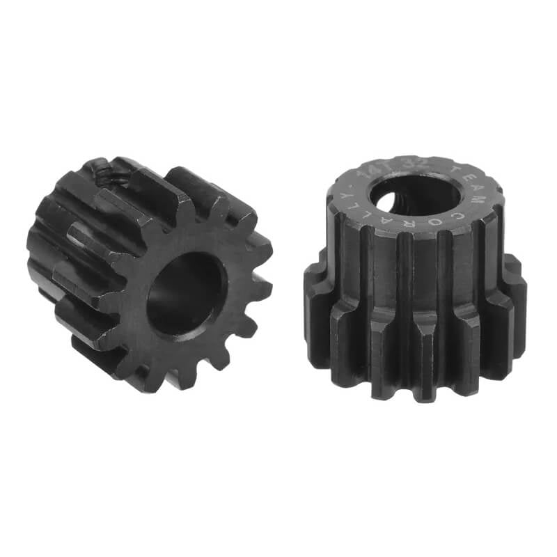 CORALLY - 32 DP PINION SHORT
HARDENED STEEL 14 TEETH 5MM - C-72614
