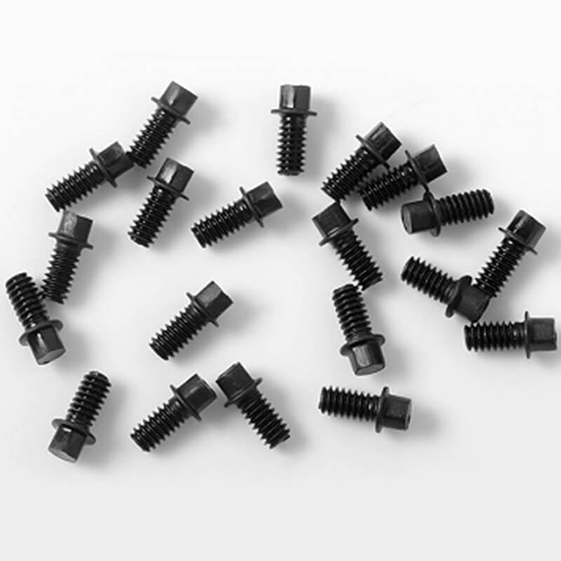 RC4WD - MINIATURE SCALE HEX
BOLTS (M2 X 4MM) (BLACK) - Z-S1802