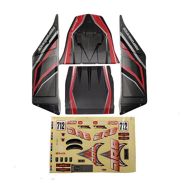 FTX - DR8 BODY+DECAL(RED) - FTX9580R