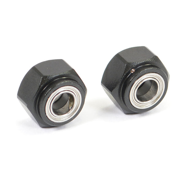 FASTRAX R/C PRODUCTS - FASTRAX ALUMINIUM FRONT WHEEL
12MM HEX ADAPTORS w/BRG (PR) - FAST0177BK