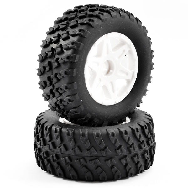 FTX - COMET DESERT BUGGY FRONT
MOUNTED TYRE & WHEEL WHITE - FTX9066W