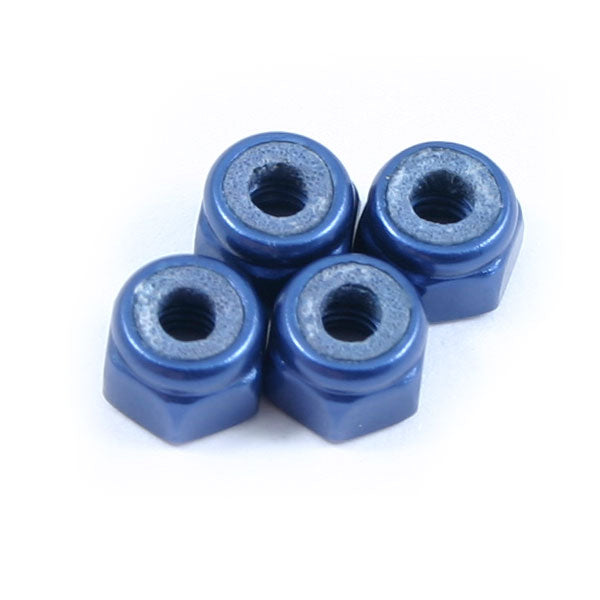 FASTRAX R/C PRODUCTS - FASTRAX M3 BLUE LOCKNUTS
(4PCS) - FASTM3B