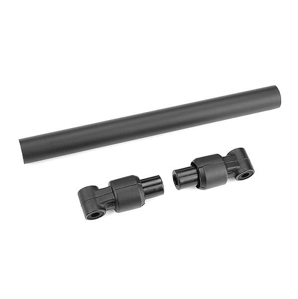 CORALLY - CHASSIS TUBE FRONT
110MM ALUMINUM BLACK 1 SET - C-00180-665