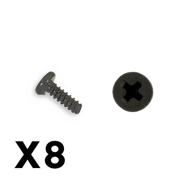 FTX - OUTBACK MINI 3.0 ROUND
SELF TAPPING SCREW 2X6 (8PC) - FTX8922