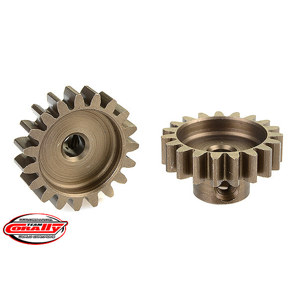 CORALLY - 32 DP PINION SHORT HAR
DENED STEEL 19 TEETH SHAFT DIA - C-71519