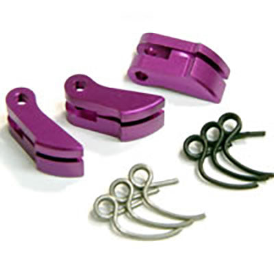 FASTRAX R/C PRODUCTS - PURPLE HEAVY ALUMINIUM CLUTCH
SHOE (inc 1.0 & 1.1mm springs) - FAST900