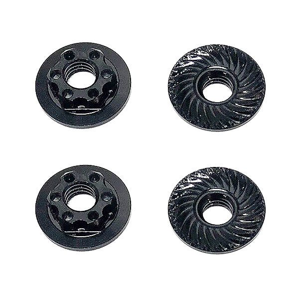 ASSOCIATED ELECTRICS - TEAM ASSOCIATED FT NUTS - M4
LOW PROFILE WHEEL NUTS BLACK - AS92254