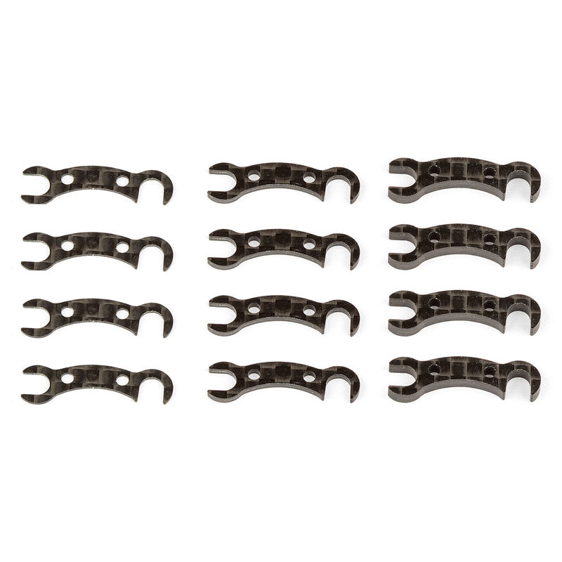 ASSOCIATED ELECTRICS - TEAM ASSOCIATED TC7.2 FT CAMBE
R LINK MOUNT SHIMS GRAPHITE - AS31806