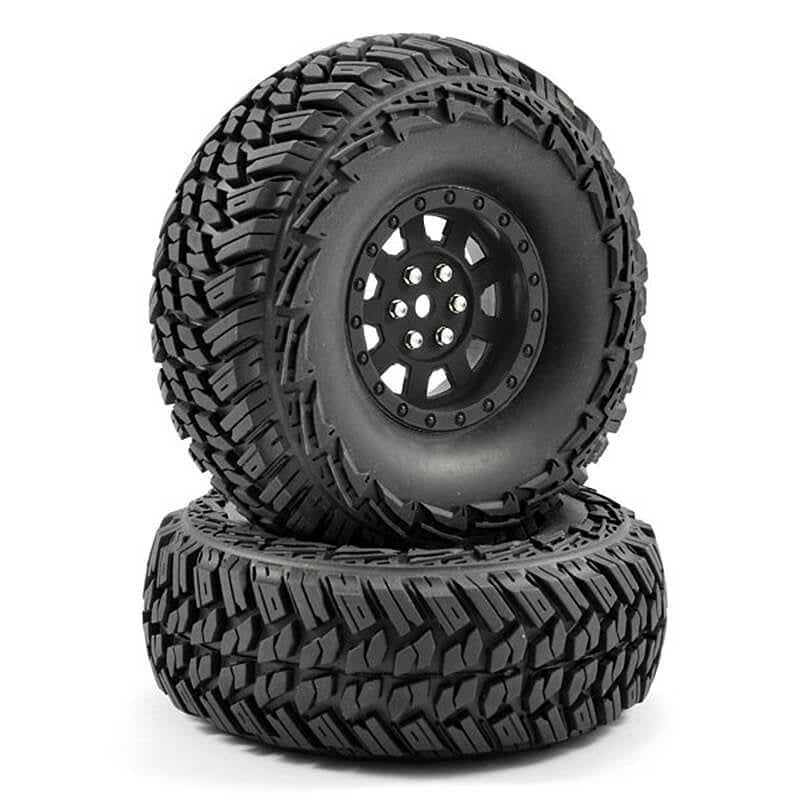 FASTRAX R/C PRODUCTS - FASTRAX 1:10 CRAWLER SLINGER
1.9 MOUNTED SCALE WHEEL BLACK - FAST1250B