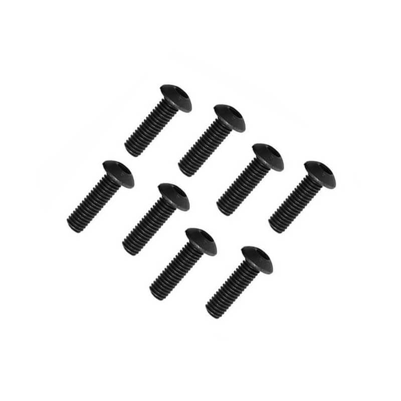FTX - BUTTON HEAD HEX SCREW M3 X
10MM (8PC) - FTX-SBH044