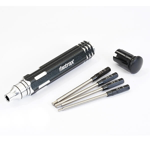 FASTRAX R/C PRODUCTS - INTERCHANGEABLE HEX DRIVER
SET 1.5mm/2.0mm/2.5mm/3.0mm - FAST618