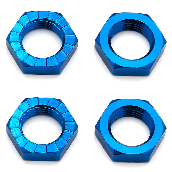 ASSOCIATED ELECTRICS - ASSOCIATED RC8B3/RC8B3.1/B3.2
WHEEL NUTS 17MM BLUE (X4) - AS81082