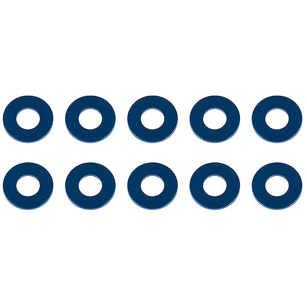 ASSOCIATED ELECTRICS - ASSOCIATED WASHERS 7.8 x 3.5
x 0.5mm BLUE ALUMINIUM (10) - AS31387