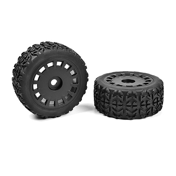 CORALLY - OFF-ROAD 1/8 TRUGGY TI
RES TRACER GLUED ON BLACK RIMS - C-00180-613