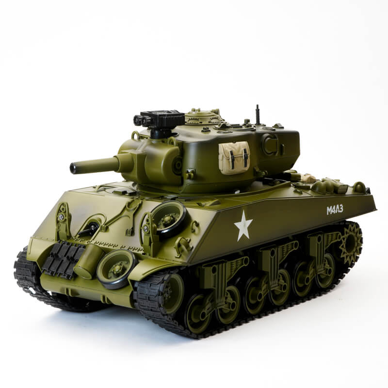 BROTHER TANKS - RC TANK 1:18 USA M4A3 SHERMAN
GREEN - BT-828