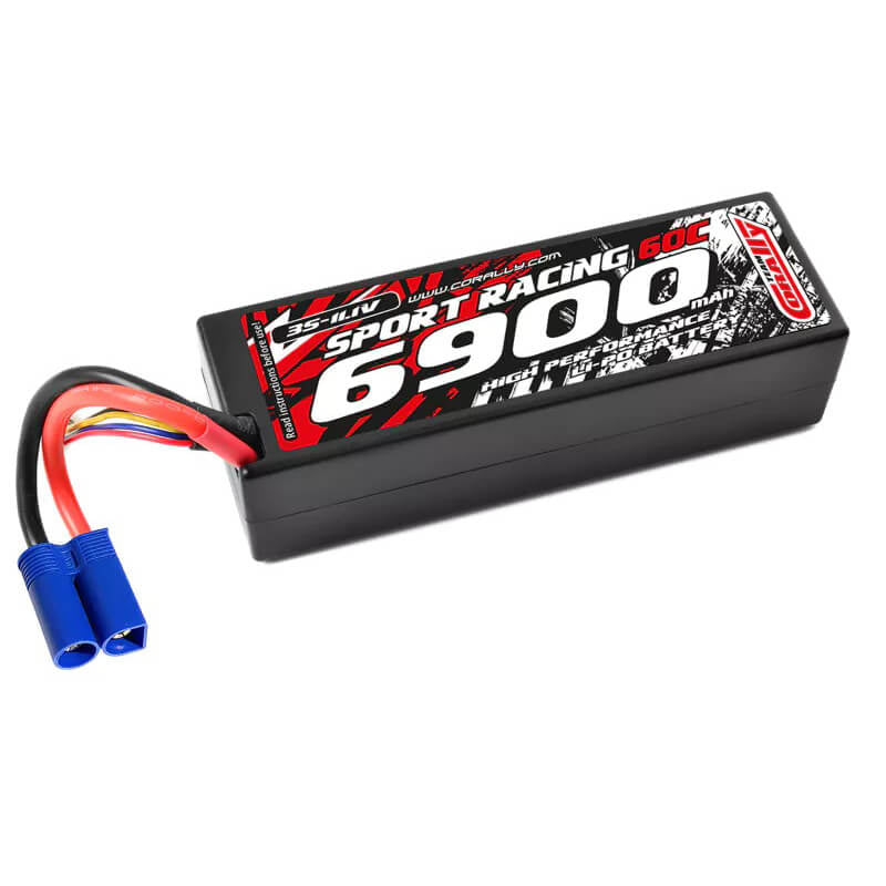 CORALLY - POWER RACING 60C LIPO
BATTERY 6900MAH 11.1V EC5 3S - C-49136-EC5