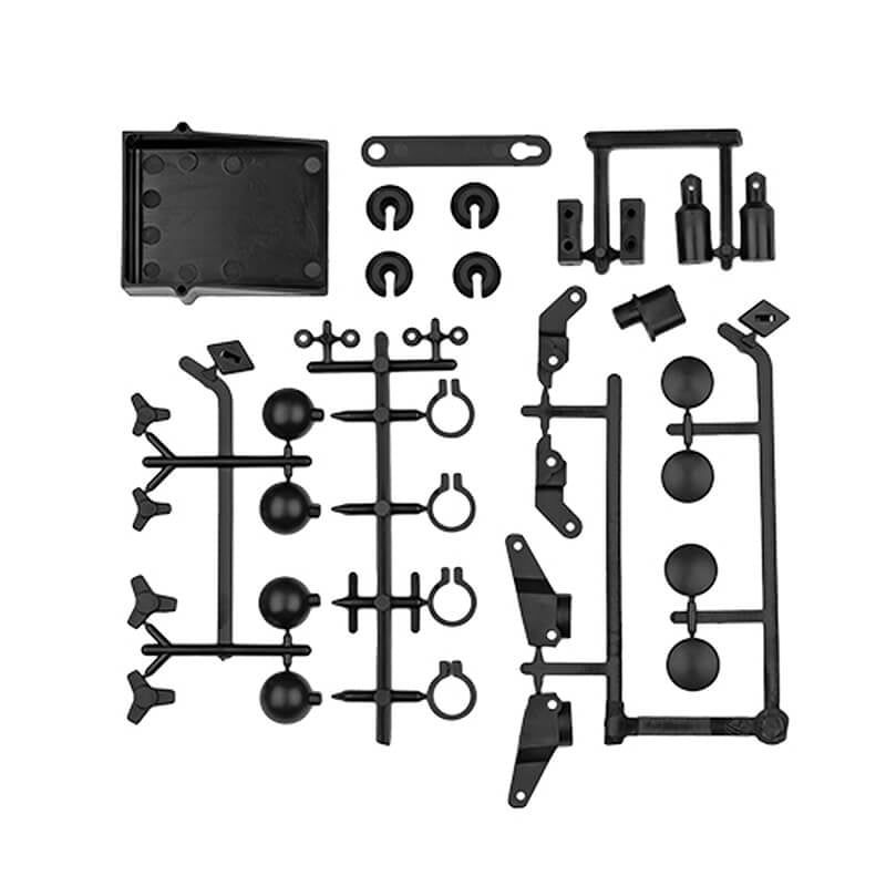 ASSOCIATED ELECTRICS - TEAM ASSOCIATED RC10 CLASSIC
ST BLOCKS/REAR HUBS ETC. BLACK - AS6653