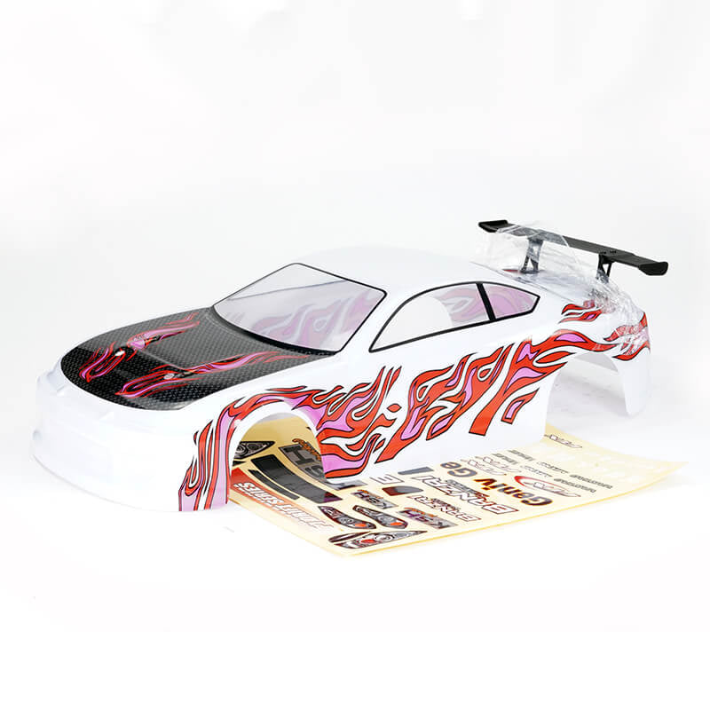 FTX - BANZAI PRE-PAINTED BODY
SHELL W/DECALS & WING - WHITE - FTX6596W