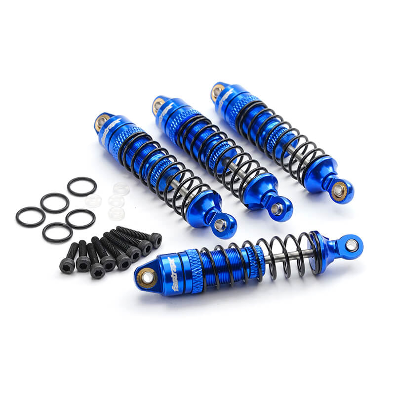 FASTRAX R/C PRODUCTS - FASTRAX ARRMA GROM/GRANITE/MOJ
AVE ALUM SHOCK SET (4PC) - BLU - FTAR064B