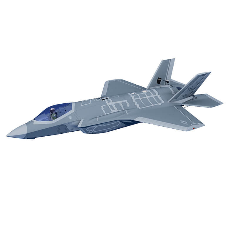 XFLY MODEL - XFLY 64MM F-35 LIGHTNING EDF
750MM NO RETRACT w/oTX/RX/BATT - XF125P-NG