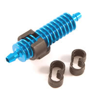 FASTRAX R/C PRODUCTS - FASTRAX 1/8TH EXHAUST GAS
COOLER BLUE w/MOUNTS - FAST897B