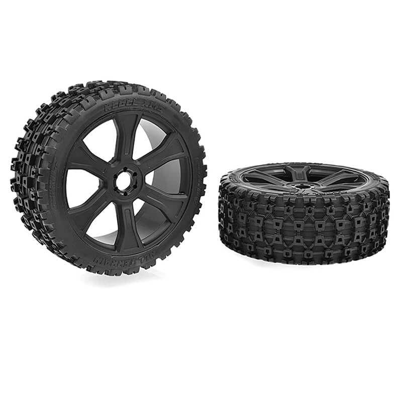 CORALLY - REBEL XMS ASUGA XLR OF
FROAD TYRES LP GLUED/BLACK RIM - C-00180-856