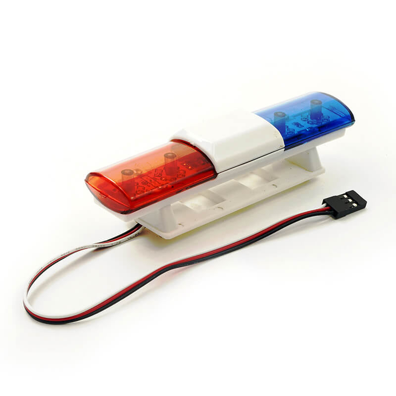 FASTRAX R/C PRODUCTS - FASTRAX POLICE OVAL ROOFLIGHT
BAR w/LED'S - FAST2227O