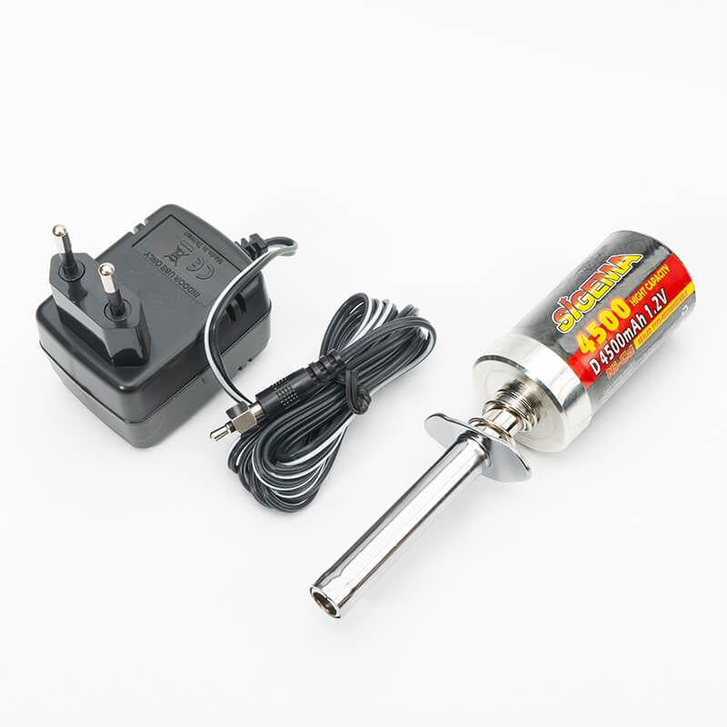FASTRAX R/C PRODUCTS - HIGH CAPACITY 4500mah GLOW
STARTER w/CHARGER (EU PLUG) - FAST50HCE