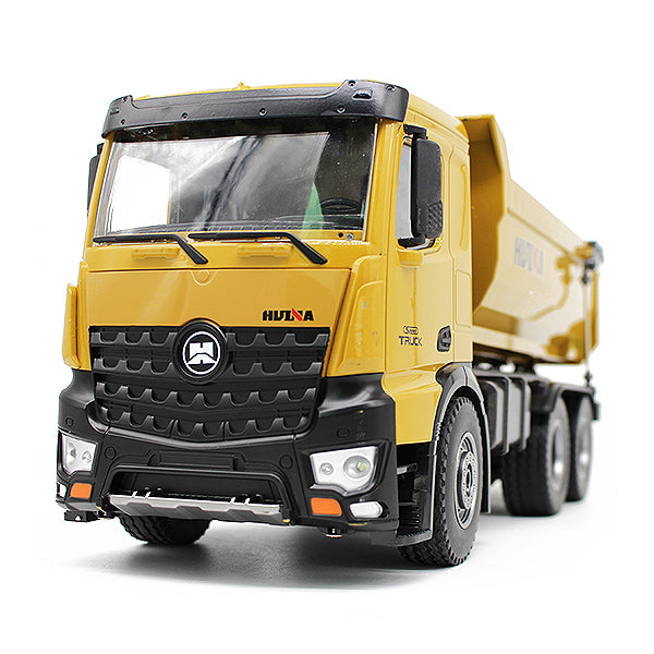 HUINA INDUSTRIAL - HUINA RC TIPPER DUMPTRUCK 2.4G
10CH w/DIE CAST CAB, DUMP BED - CY1582