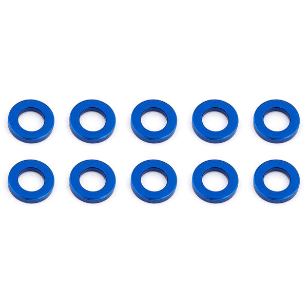 ASSOCIATED ELECTRICS - ASSOCIATED BALLSTUD WASHERS
5.5 x 1.0mm BLUE ALUMINIUM x10 - AS31382