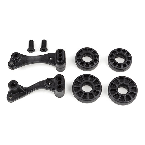 ASSOCIATED ELECTRICS - TEAM ASSOCIATED DR10 WHEELIE
BAR WHEELS AND MOUNT - AS71070