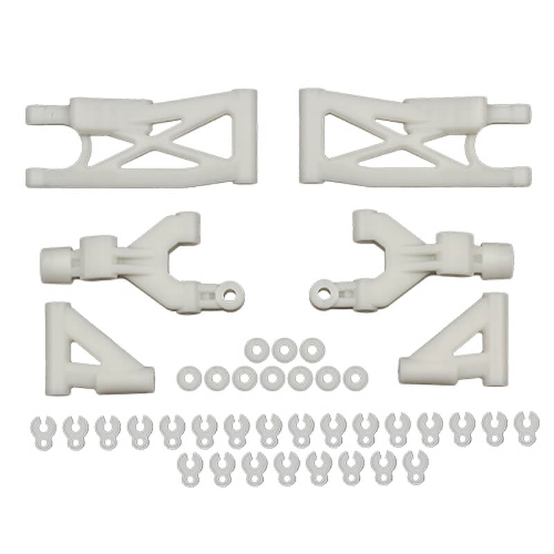 ASSOCIATED ELECTRICS - TEAM ASSOCIATED DC10
SUSPENSION ARM SET, NATURAL - AS72291